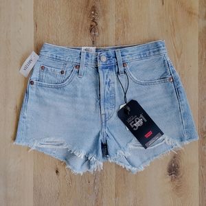 Levi's 501 High Rise Shorts, Size 25, Color Luxor Heat, NWT